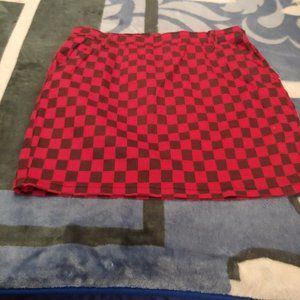 Girls checker skirt
